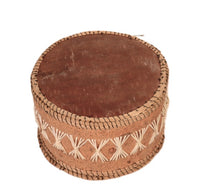 Ontario Canada Birch Bark with Lid Basket