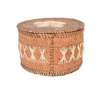 Ontario Canada Birch Bark with Lid Basket