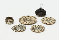 Miniature Penobscot basket/Trays 4 trays and 2 Round baskets (set)