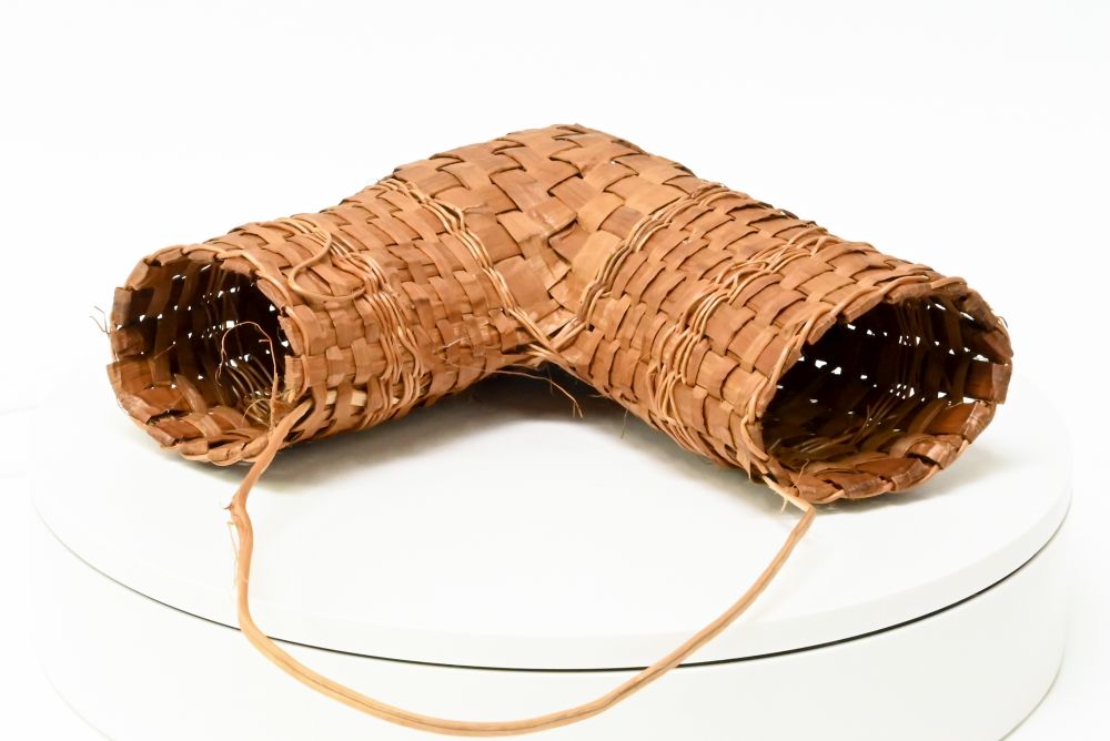 Olympic Pennisula Cedar Basket - "Wall Pocket" Makah / Quinault