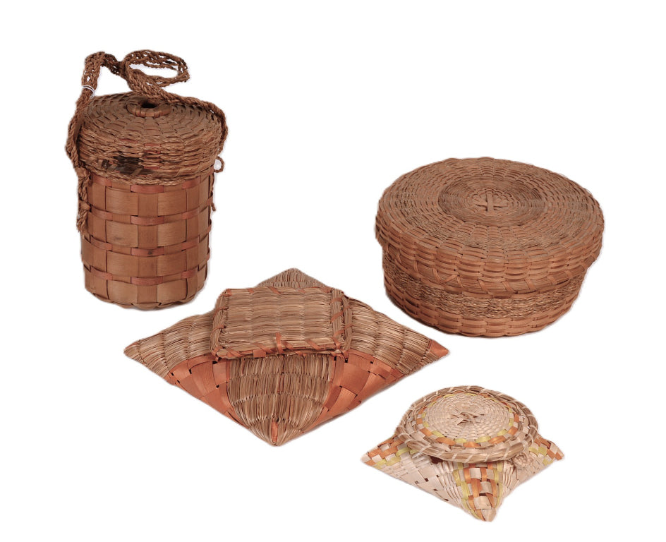 Miliseet/Penobscot Baskets from Maine Set of 4