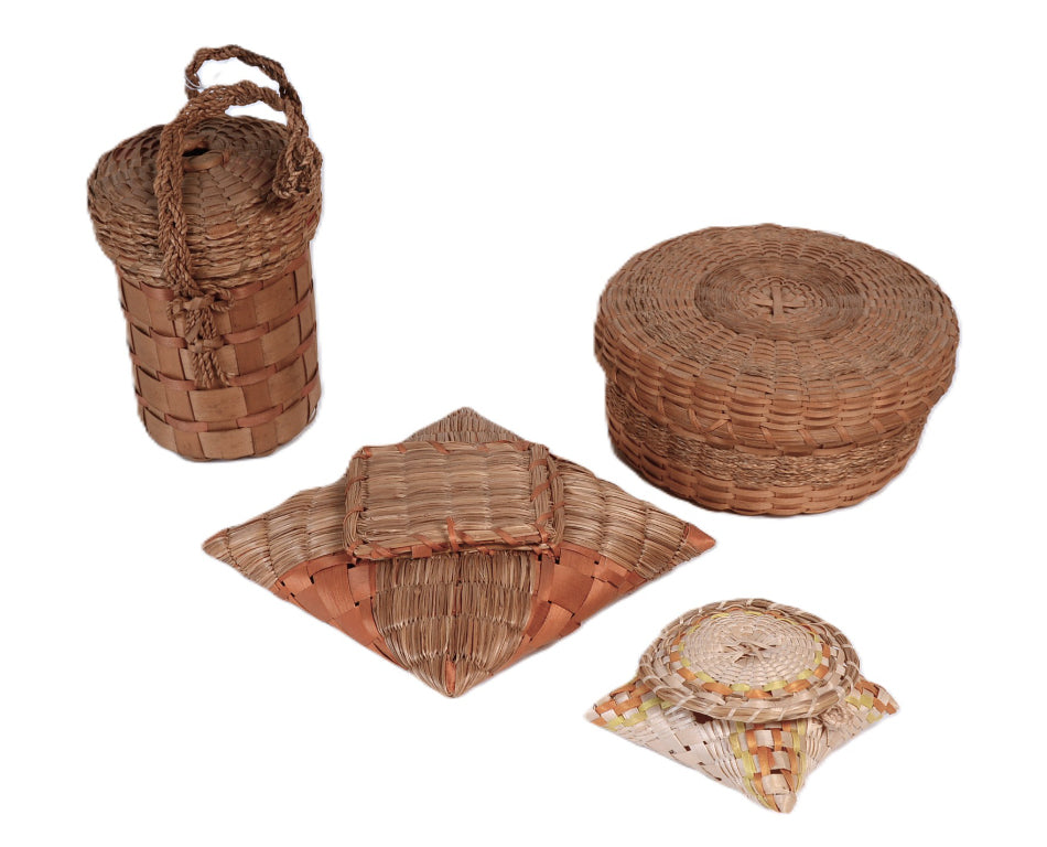 Miliseet/Penobscot Baskets from Maine Set of 4