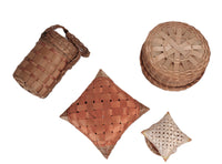Miliseet/Penobscot Baskets from Maine Set of 4