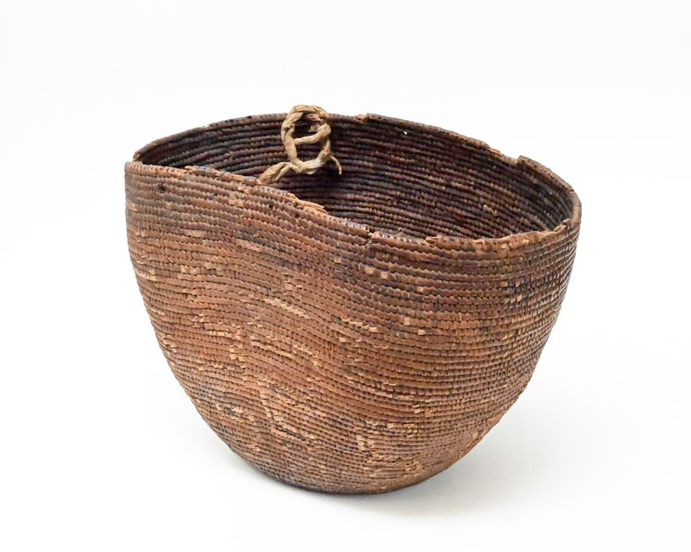 Antique Puget Sound Salish Burden Basket