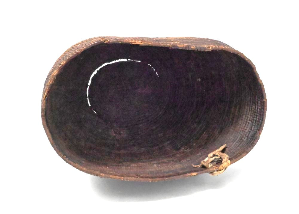Antique Puget Sound Salish Burden Basket