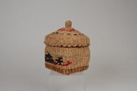 Makah Basketry with Lid