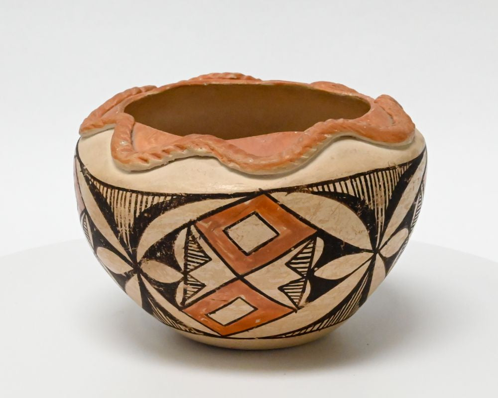 Acoma Polychrome Pottery Jar