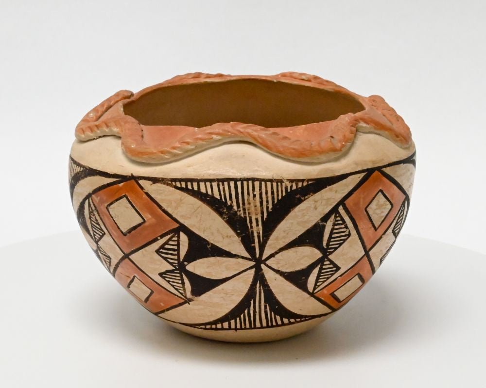 Acoma Polychrome Pottery Jar
