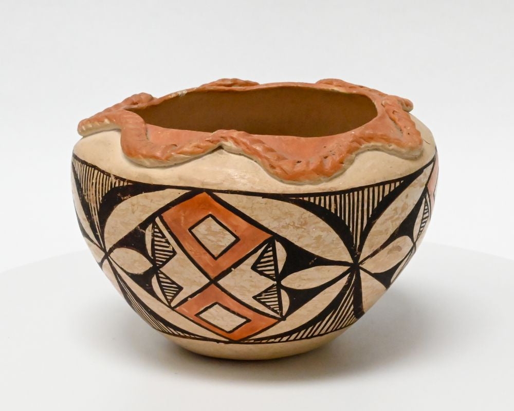 Acoma Polychrome Pottery Jar