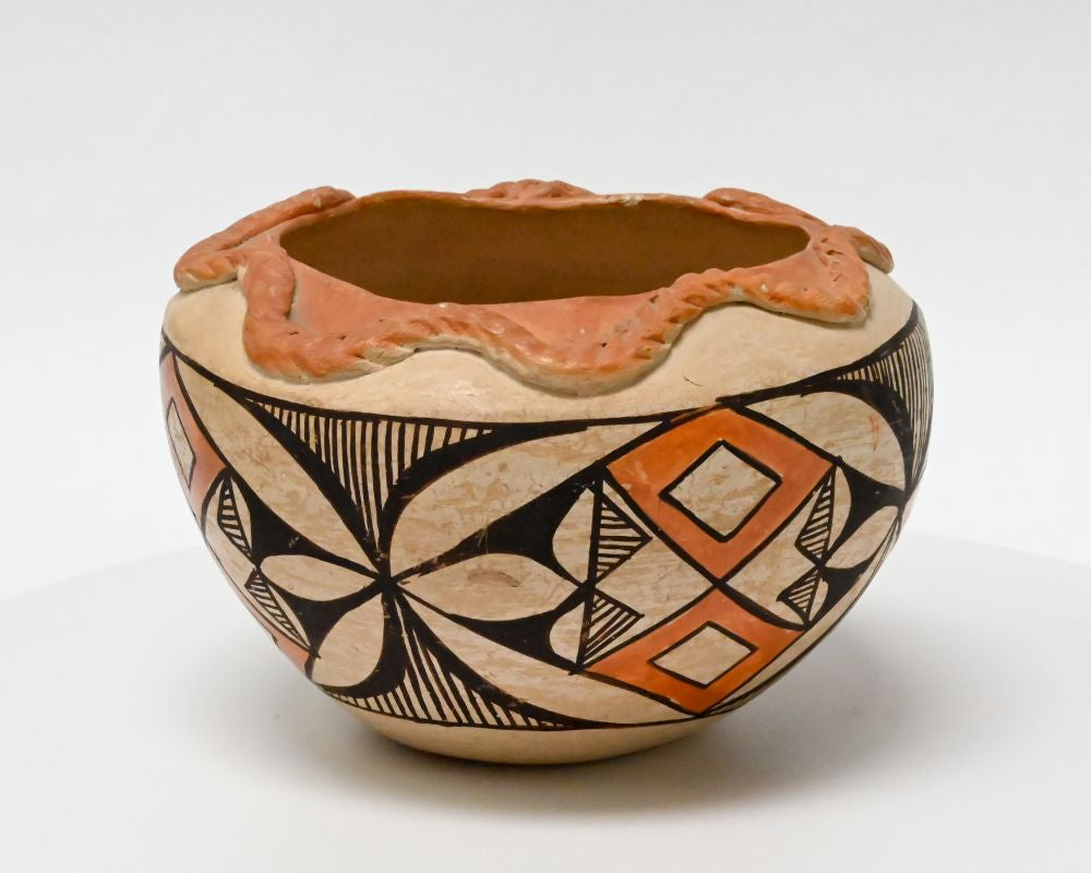 Acoma Polychrome Pottery Jar