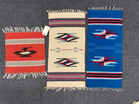Three Chimayo Sampler Rugs