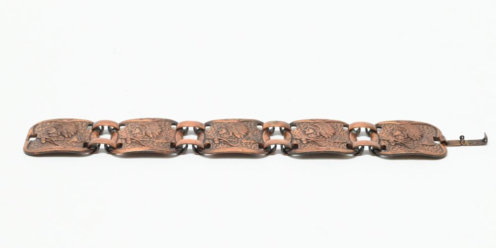 A mid 20th century Commercial Copper Link Bracelet