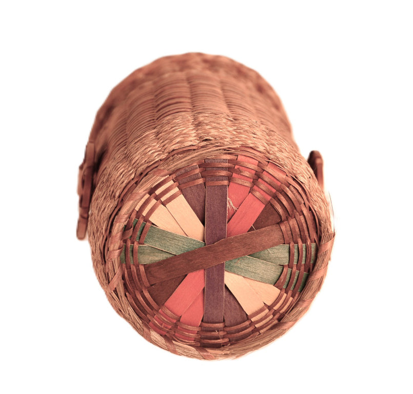 Penobscot Around a Glass Jar Basket