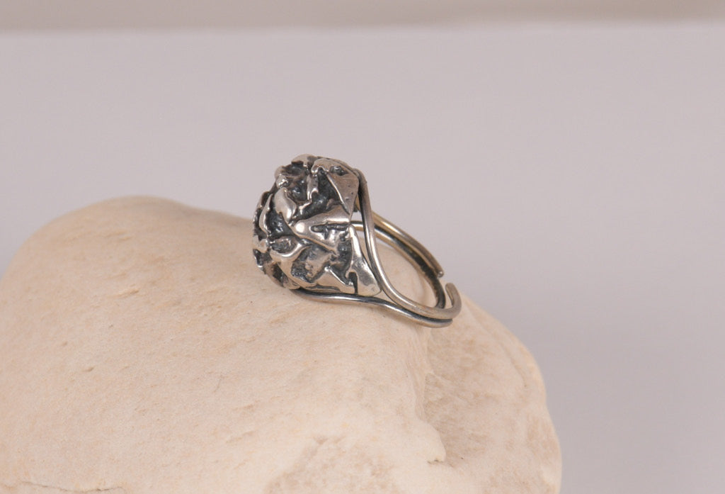 Silver Ring, Adjustable Size 6
