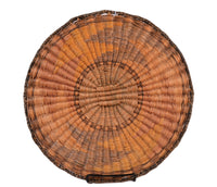 Hopi Pueblo Wicker Basket Tray