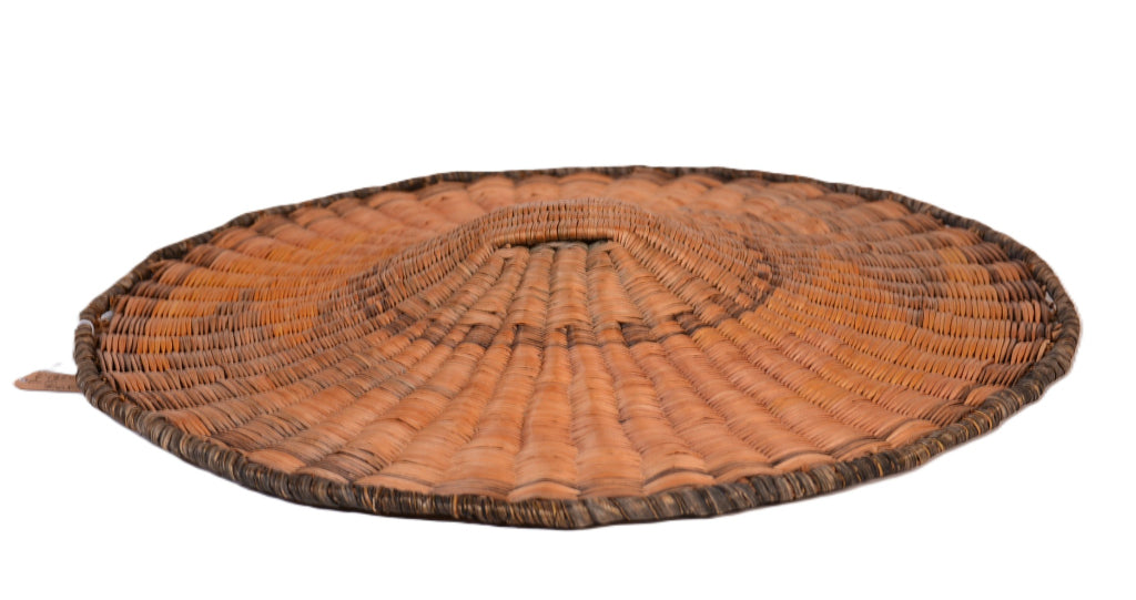 Hopi Pueblo Wicker Basket Tray