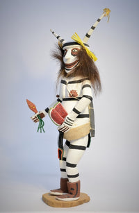 Large Hopi Pueblo Koshare Kachina Doll By Koope
