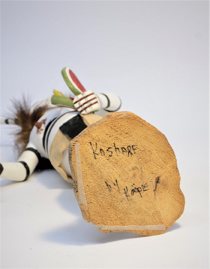 Large Hopi Pueblo Koshare Kachina Doll By Koope