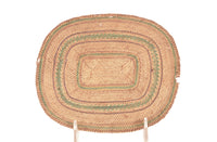 Fine Antique Makah Flat Oval Basketry Tray