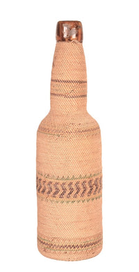 Makah Glass Bottle Basket