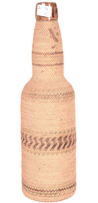 Makah Glass Bottle Basket