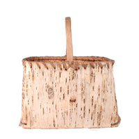 Athabascan Birch Bark Basket with Handle