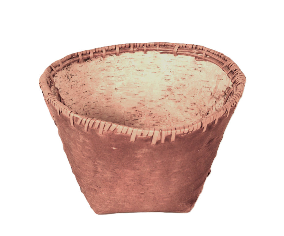 Athabascan Birch Bark Oval Basket