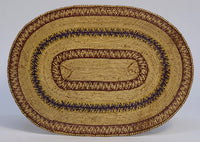 Fine Antique Makah Flat, Oval Basketry Tray