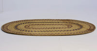 Fine Antique Makah Flat, Oval Basketry Tray
