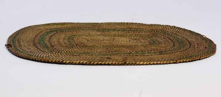 Fine Antique Makah Flat, Oval Basketry Tray