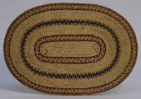 Fine Antique Makah Flat, Oval Basketry Tray