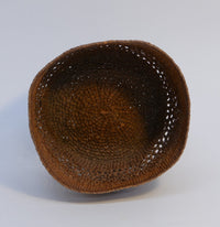Fine twined Tlingit Basket "ALASKA"