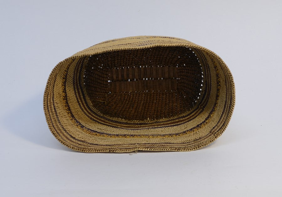 Makah Oval Basket of Fine Weave