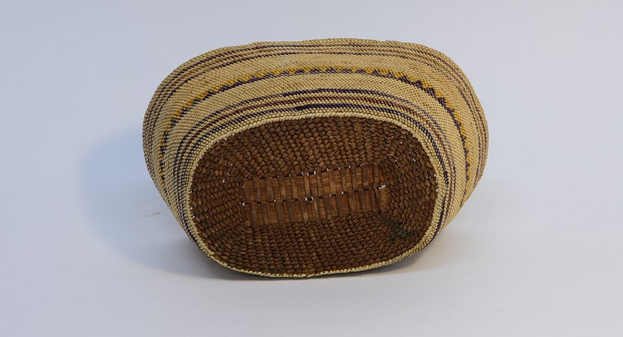Makah Oval Basket of Fine Weave