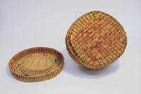 Large Antique Makah Lidded Basket