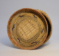 Large Antique Makah Lidded Basket