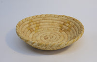 Papago basket, Southern Arizona, coiled Basket Tray of Yucca stem