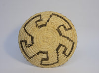 Papago Indian Basket, Whirlwind motif