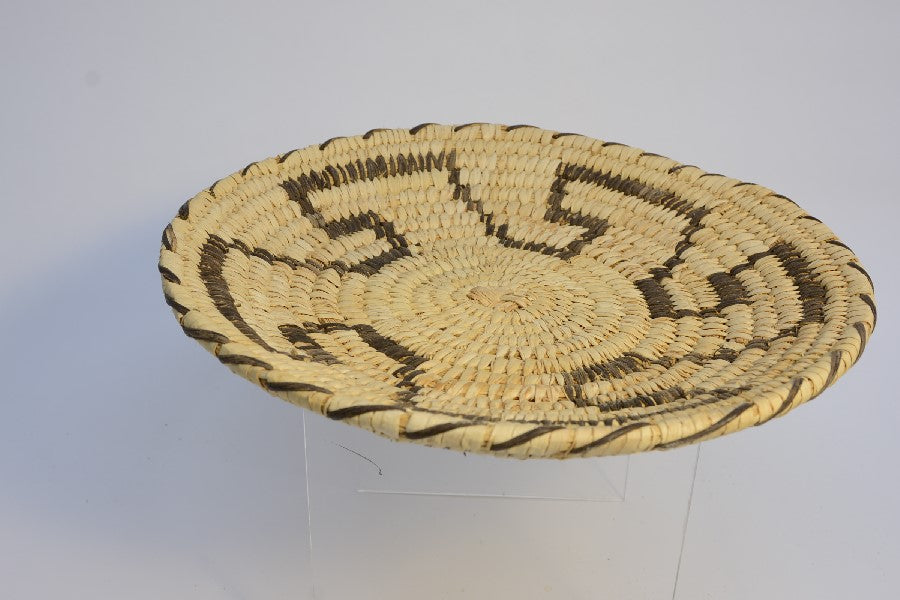 Papago Indian Basket, Whirlwind motif