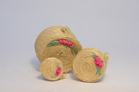 Set of 3 Baskets with Lids