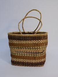 Makah Indian Market Basket with Whale