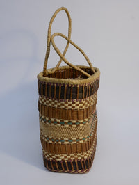 Makah Indian Market Basket with Whale
