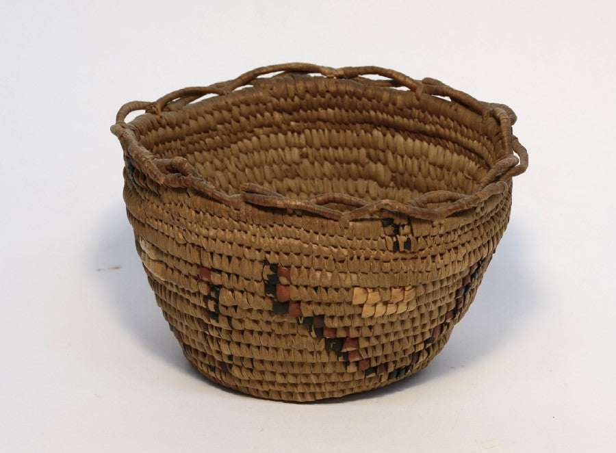 Western Washington, Puget Sound Salish Coiled Basket