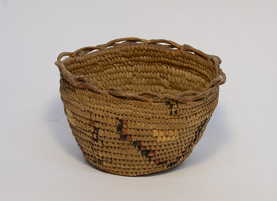Western Washington, Puget Sound Salish Coiled Basket