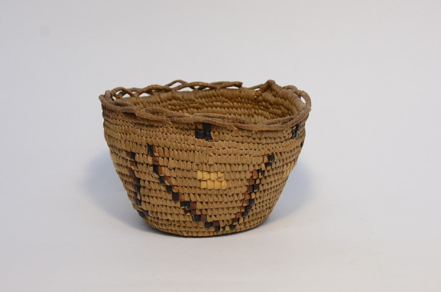 Western Washington, Puget Sound Salish Coiled Basket