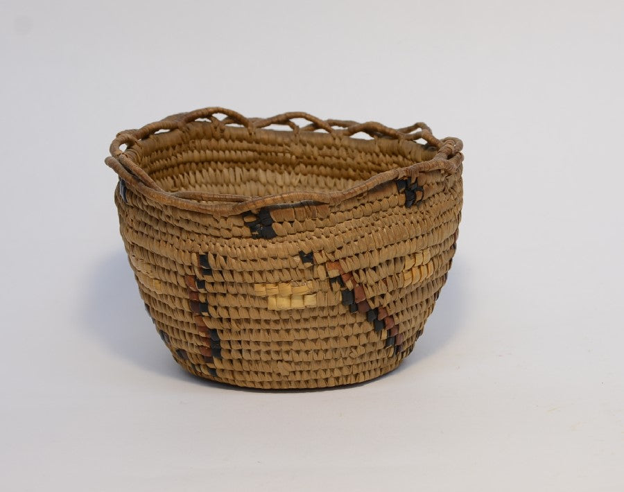 Western Washington, Puget Sound Salish Coiled Basket