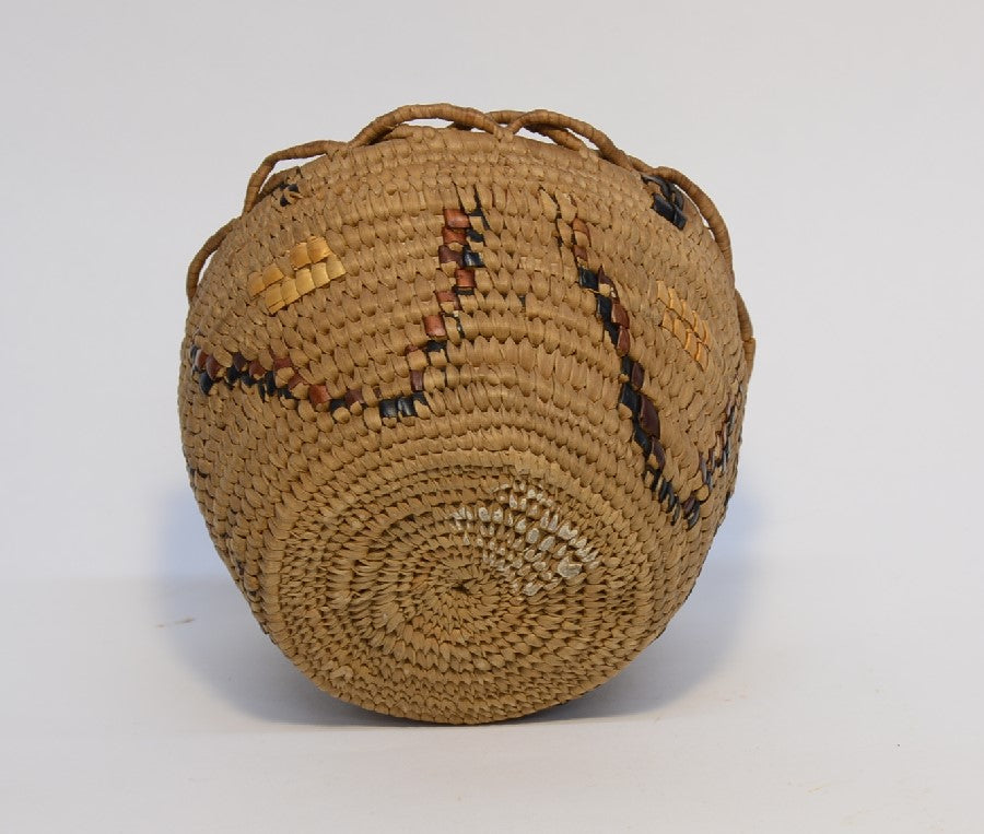 Western Washington, Puget Sound Salish Coiled Basket