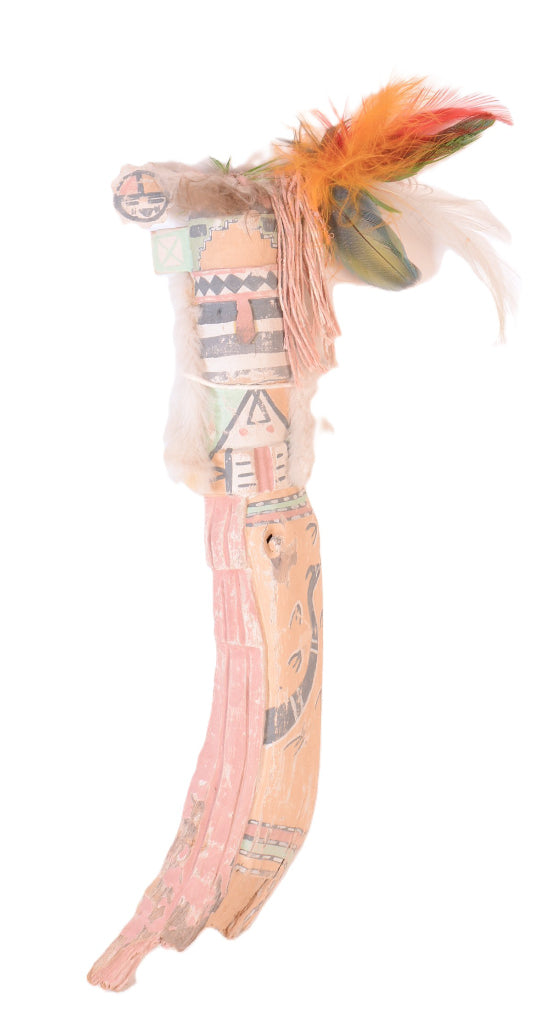 Hopi Pueblo Driftwood Hi Li Li Kachina Doll By Edgar Tawyesva