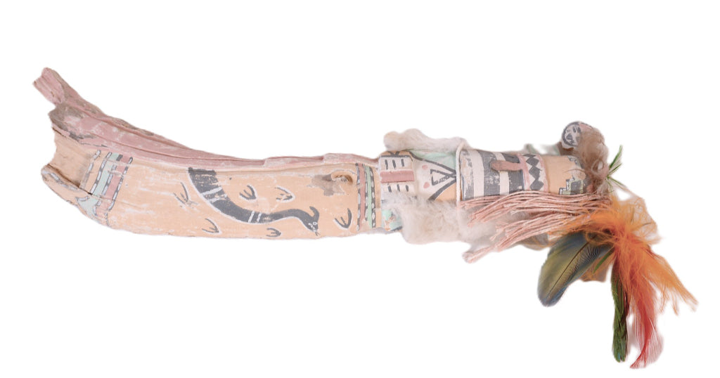 Hopi Pueblo Driftwood Hi Li Li Kachina Doll By Edgar Tawyesva