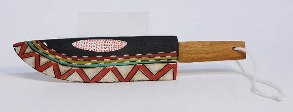 Unique Hopi Bull Roarer Knife/Scabbard form